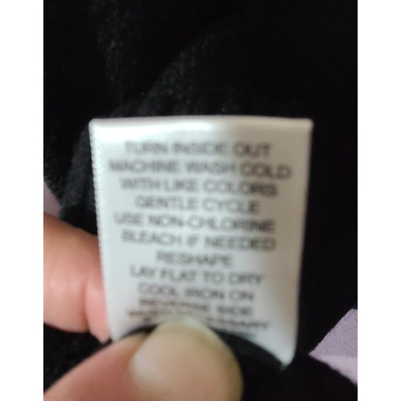 It's Our Time Womens Black Cowl Neck Drawstring Knit Sweater XL Relaxed Fit - Picture 6 of 9